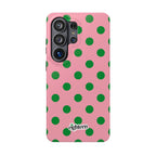 Pink Salmon & Apple Green Dot Theory MagSafe Phone Case