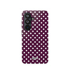 Maroon & White Dot Theory MagSafe Tough Case