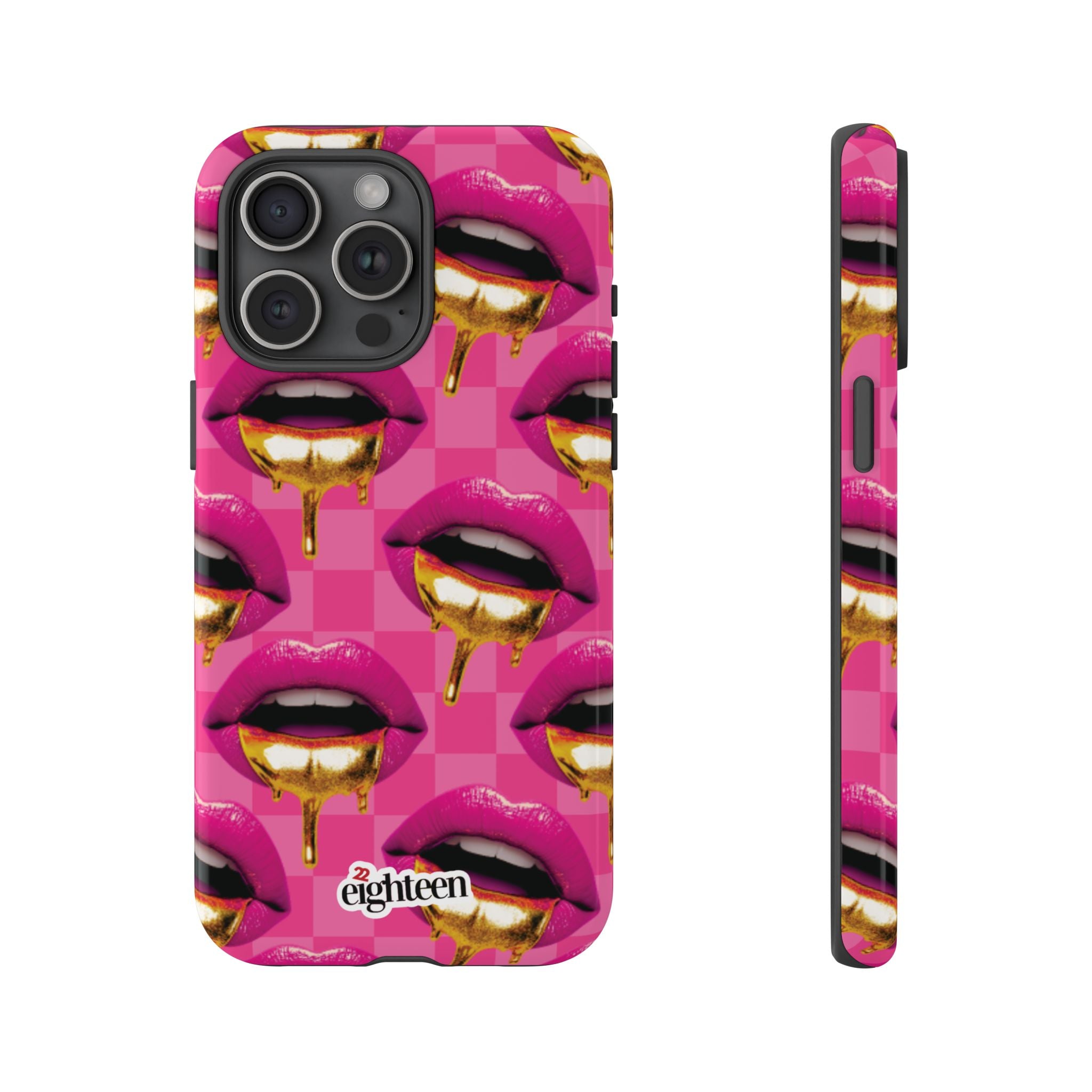 Pink Ms Pouty Tough Phone Case