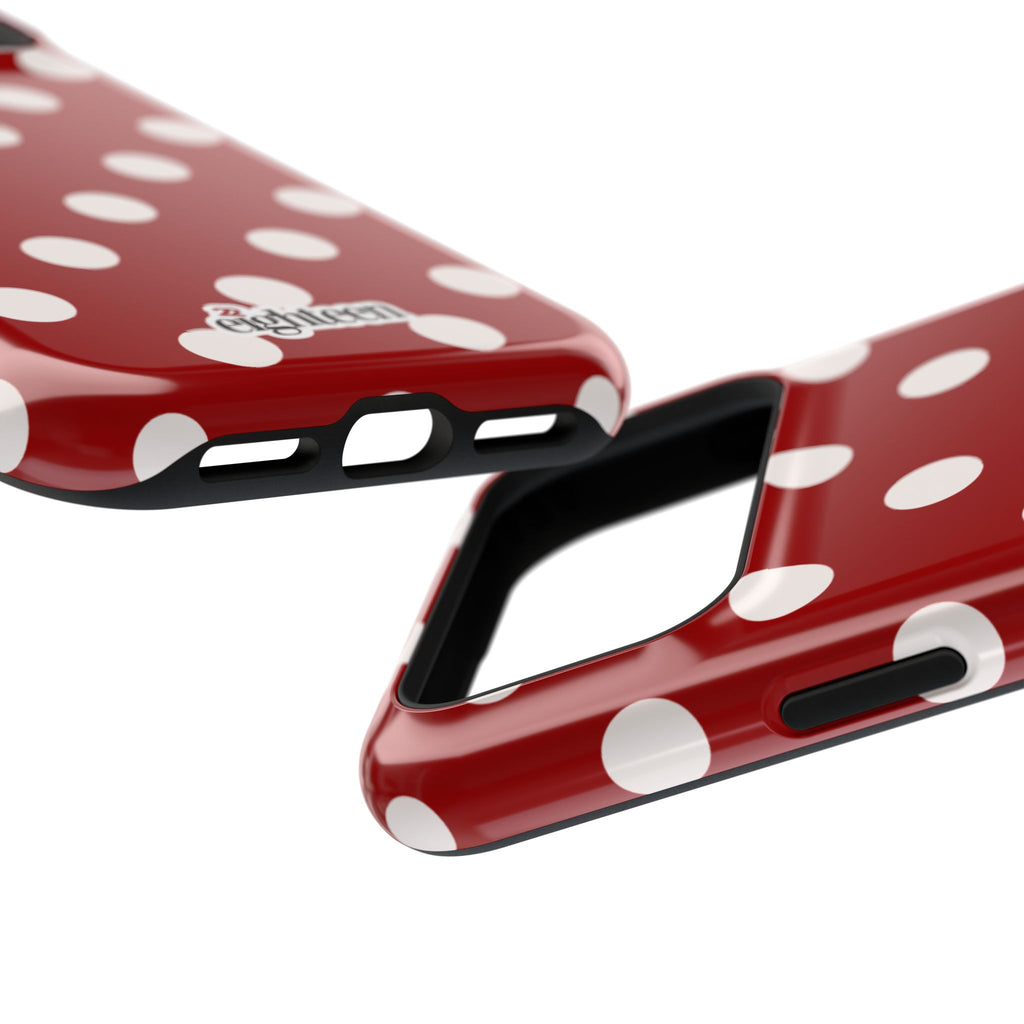 Crimson & Cream Dot Theory MagSafe Phone Case