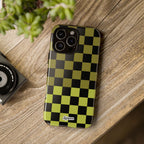 Split the Check Tough Phone Case