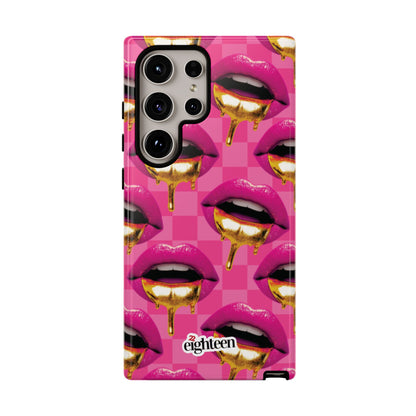 Pink Ms Pouty Tough Phone Case
