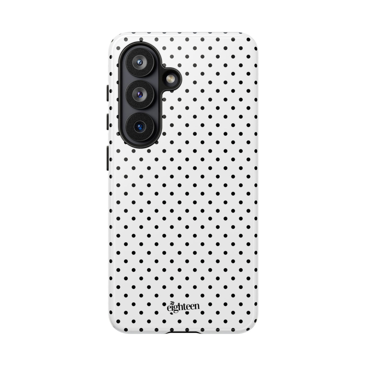 White Dotty Phone Case