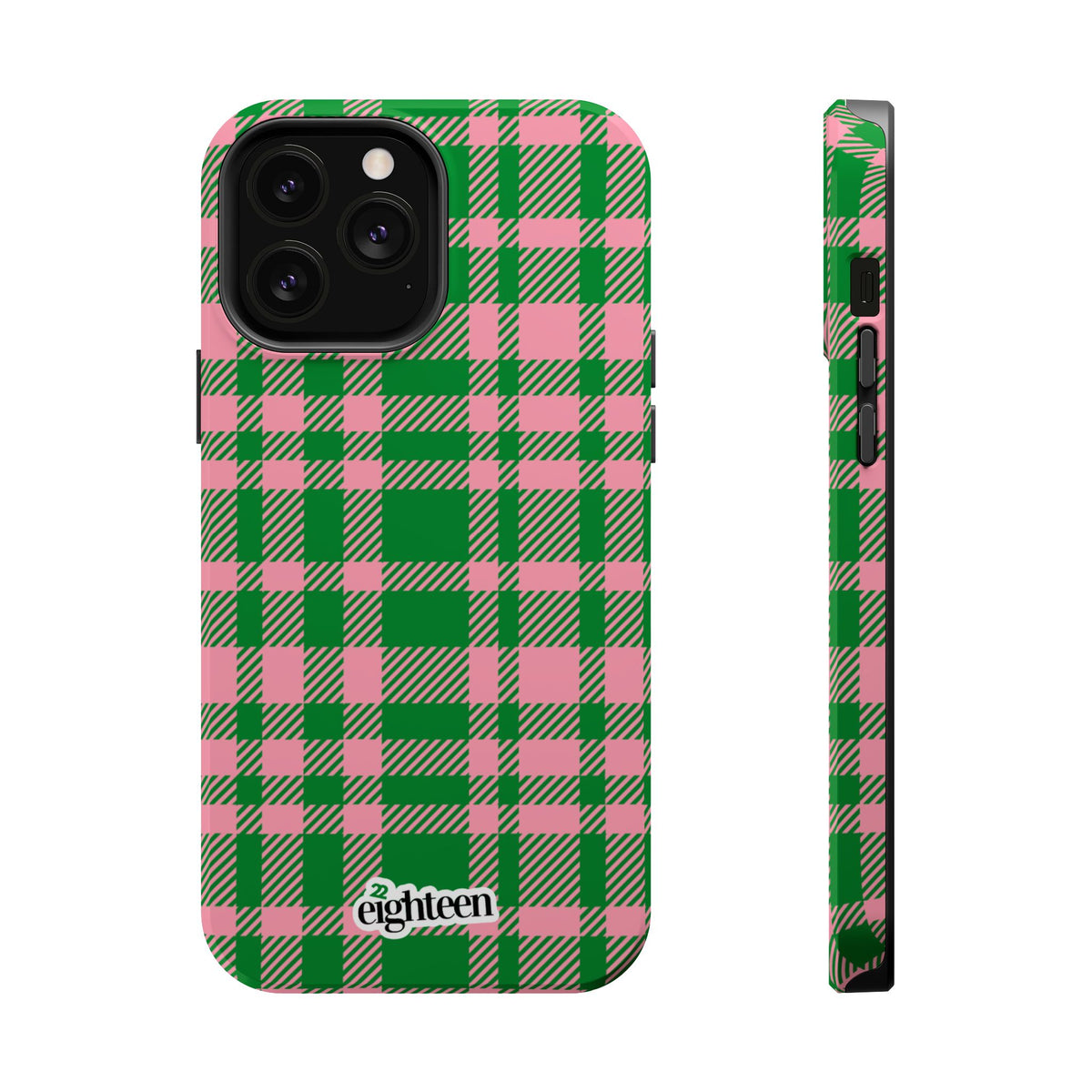 Pink Salmon & Apple Green Interlude MagSafe Phone Case