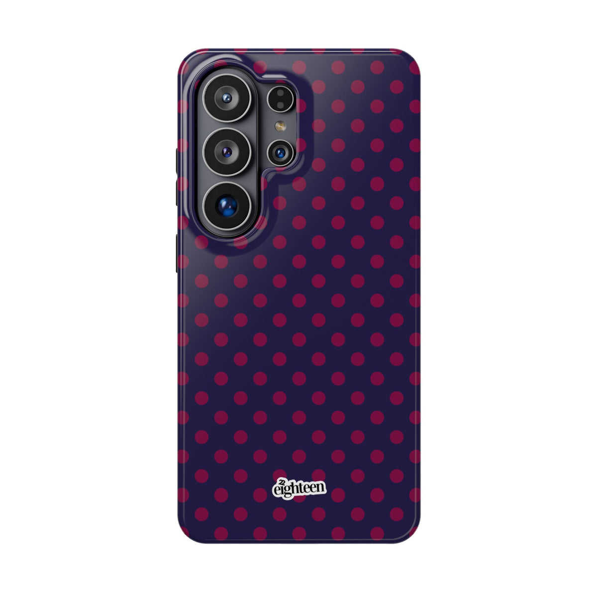 Night Blue & Burgundy Dot Theory MagSafe Tough Case