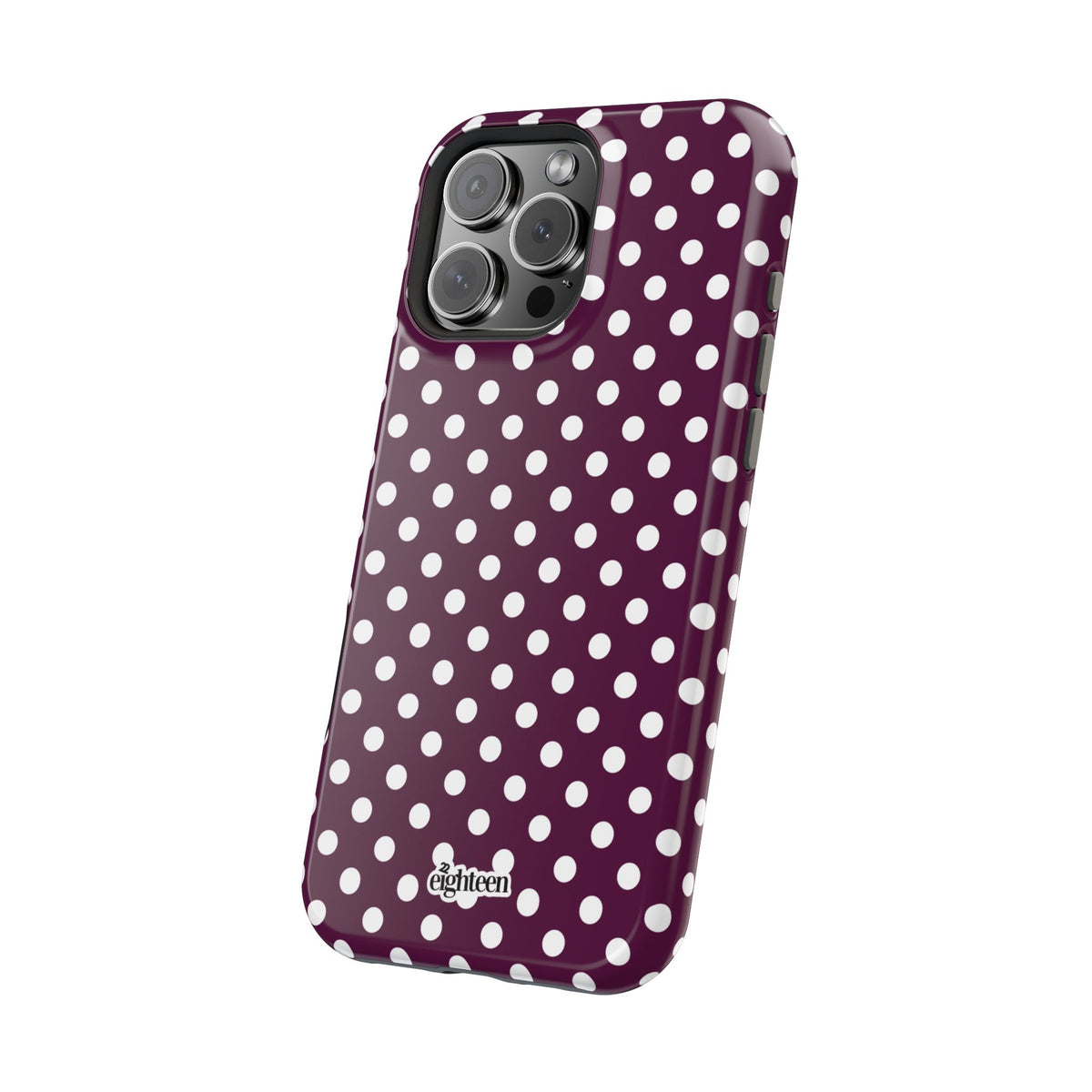 Maroon & White Dot Theory MagSafe Tough Case