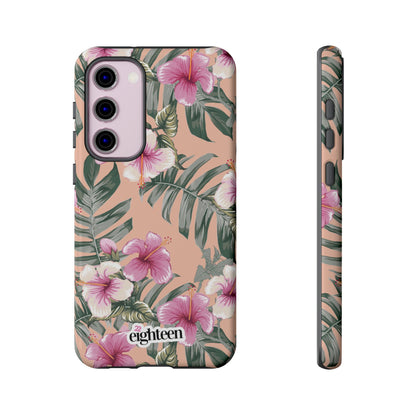 Hibiscus Haze Tough Phone Case
