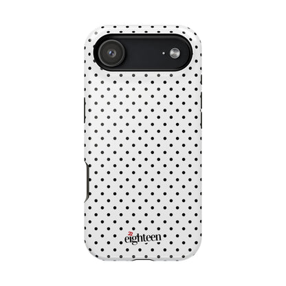 White Dotty MagSafe Tough Case