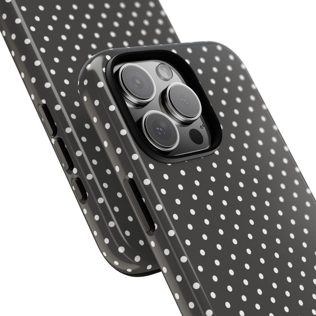Charcoal Dotty Phone Case