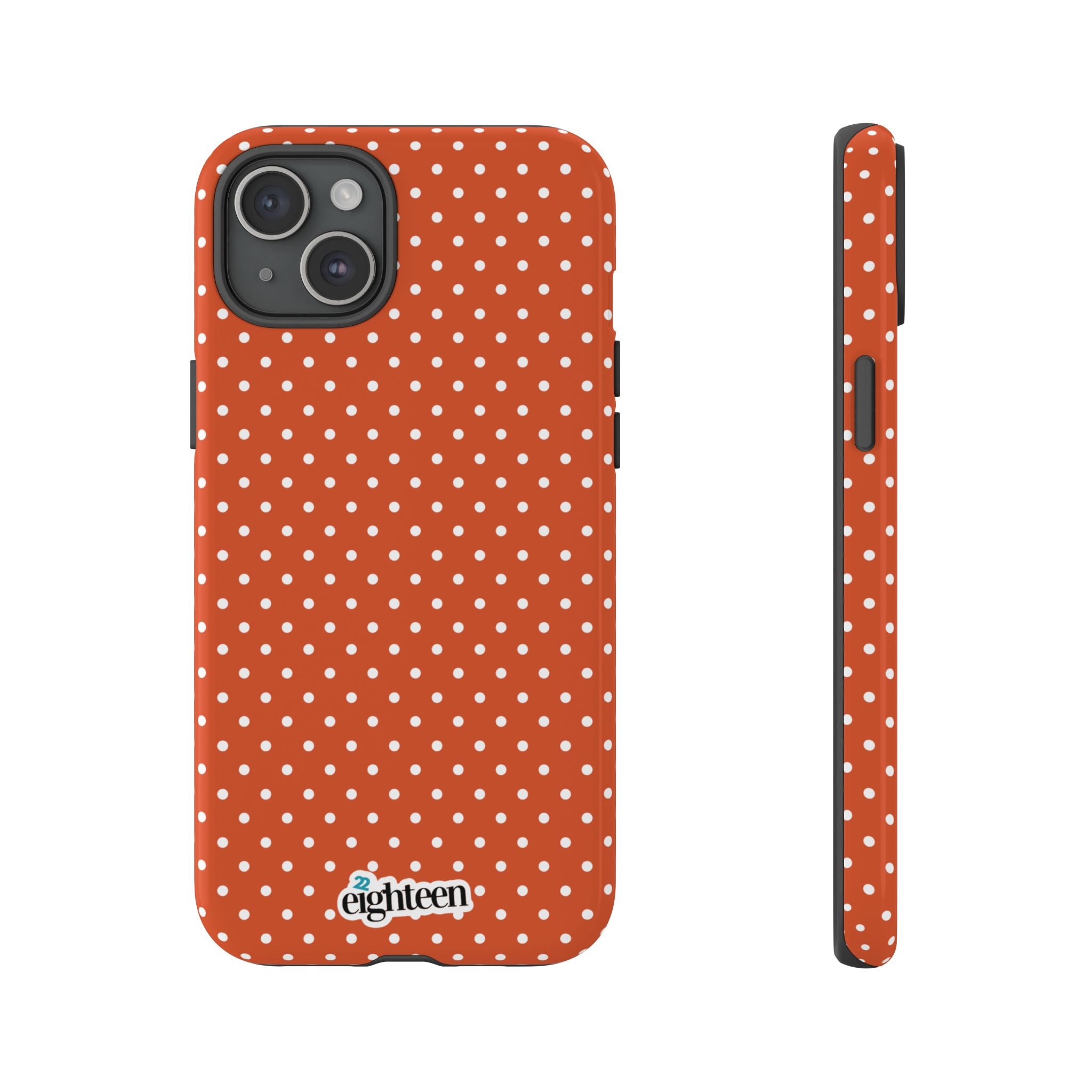 Harvest Orange Dotty Tough Phone Case