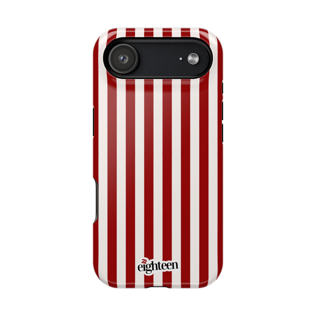 Crimson & Cream Baseline MagSafe Tough Case