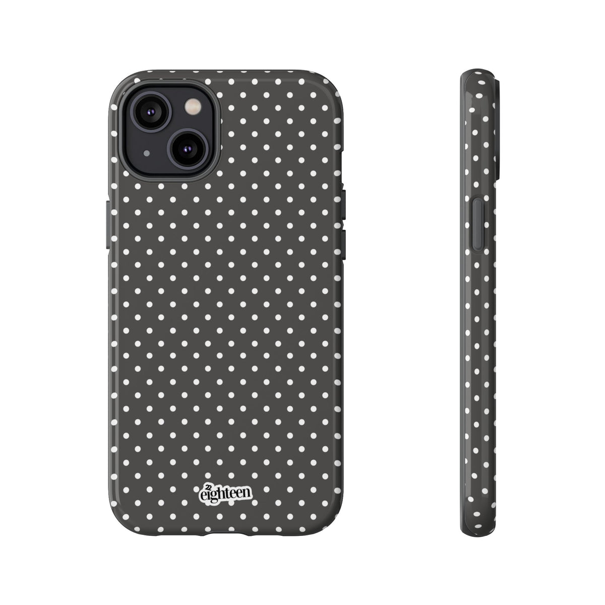 Charcoal Dotty Phone Case
