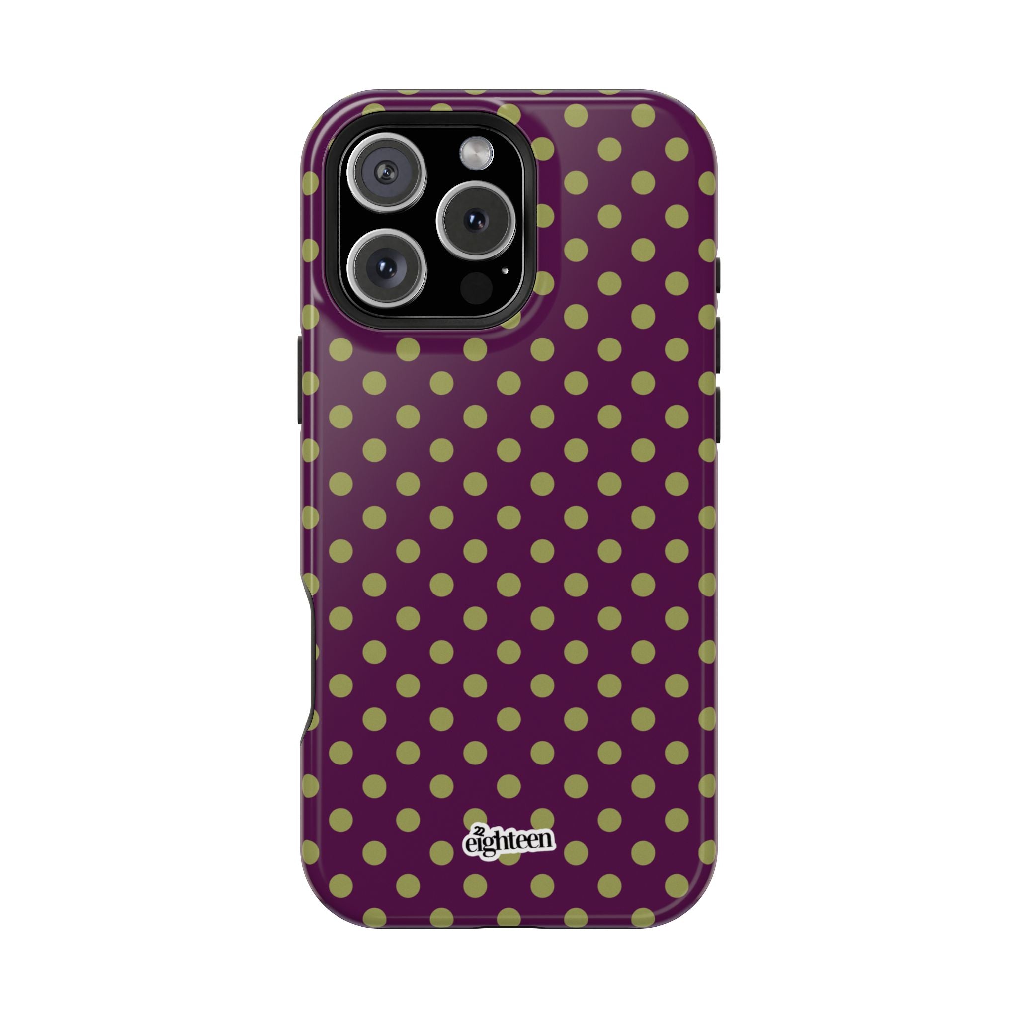 Deep Burgundy & Acacia Dot Theory MagSafe Phone Case