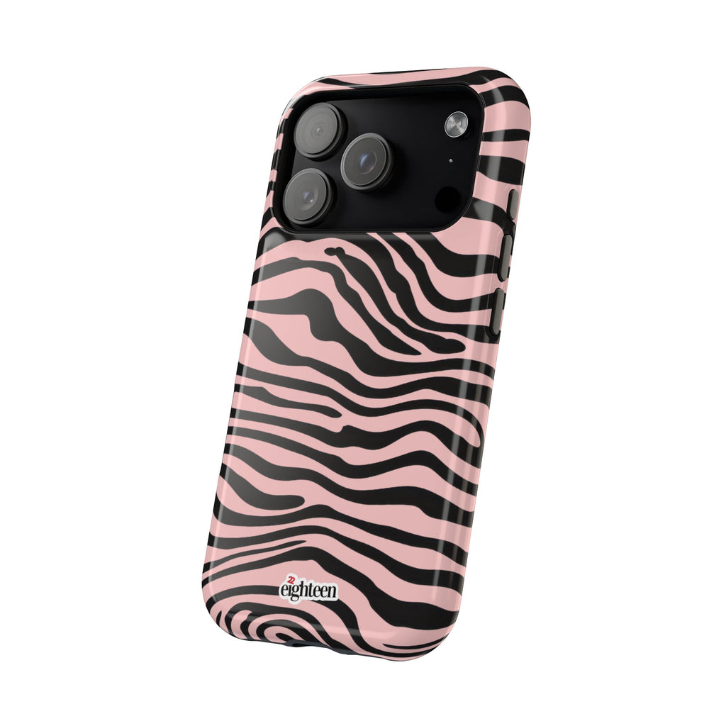 Pink Saharan Stripe MagSafe Phone Case