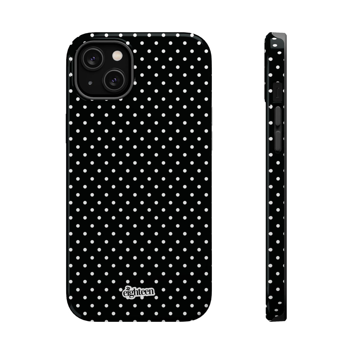 Black Dotty MagSafe Phone Case