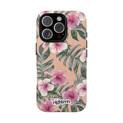 Hibiscus Haze Tough Phone Case