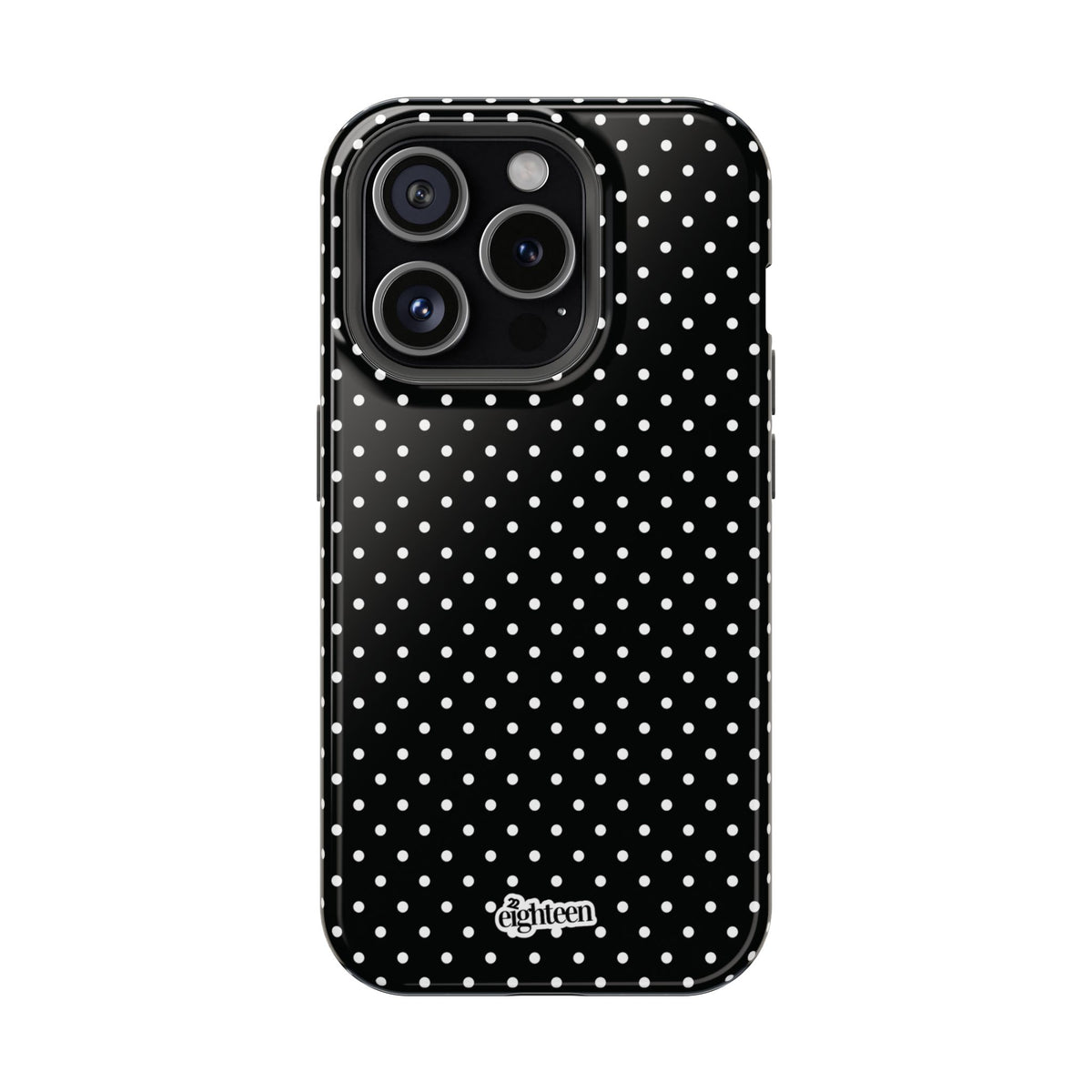 Black Dotty MagSafe Phone Case