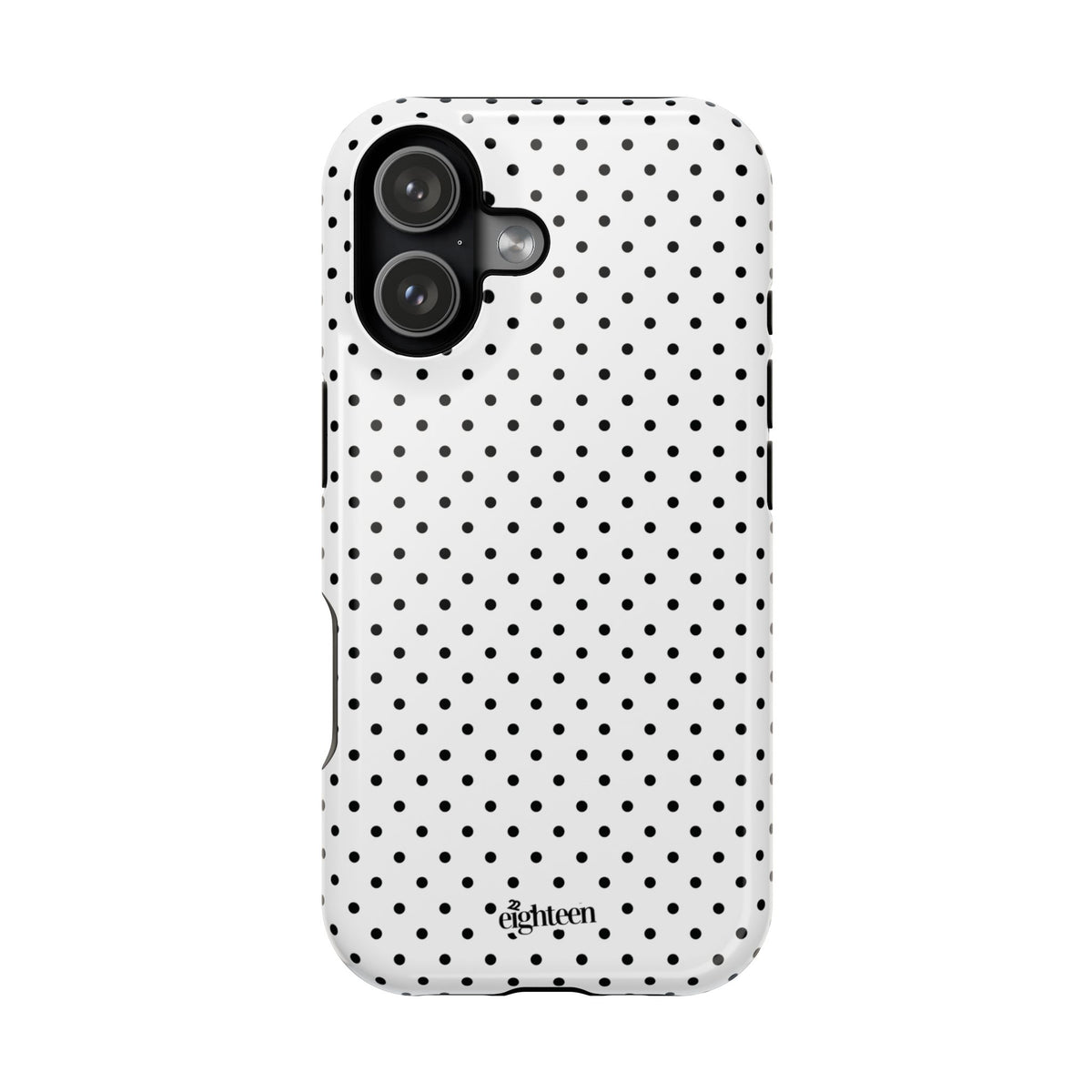 White Dotty MagSafe Phone Case
