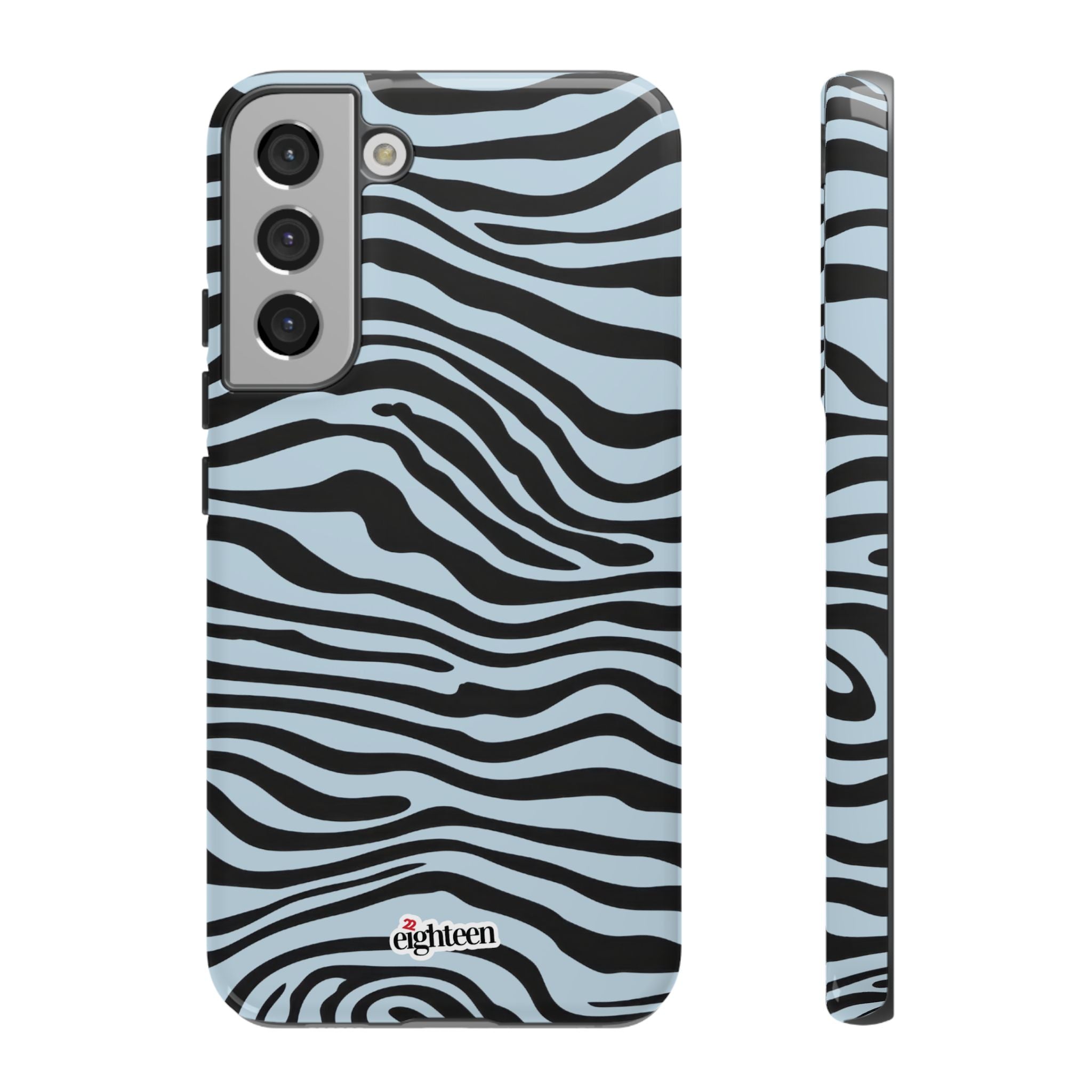 Blue Saharan Stripe Tough Phone Case