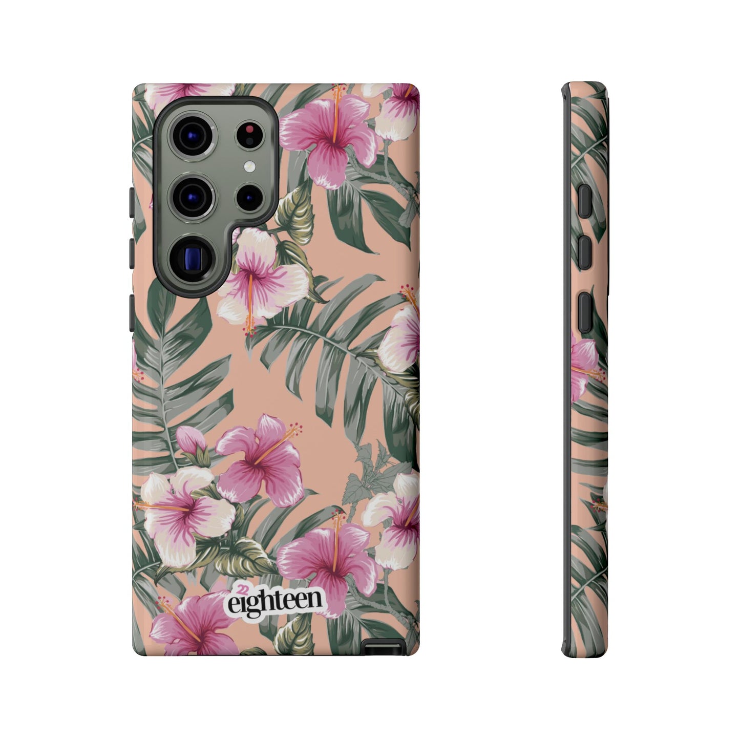 Hibiscus Haze Tough Phone Case