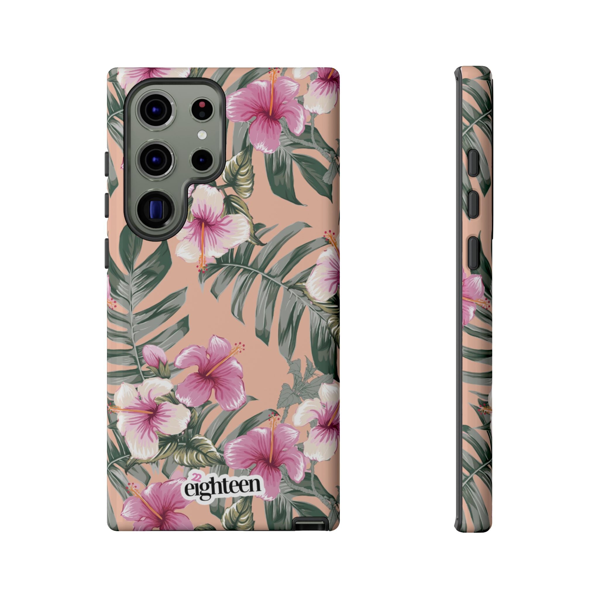 Hibiscus Haze Tough Phone Case