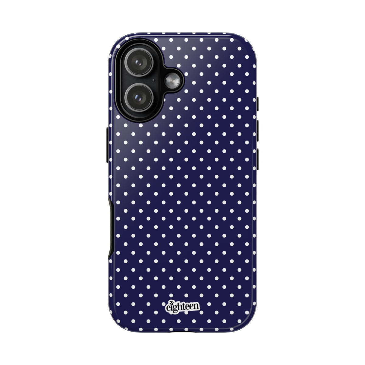 Deep Blue Dotty Phone Case