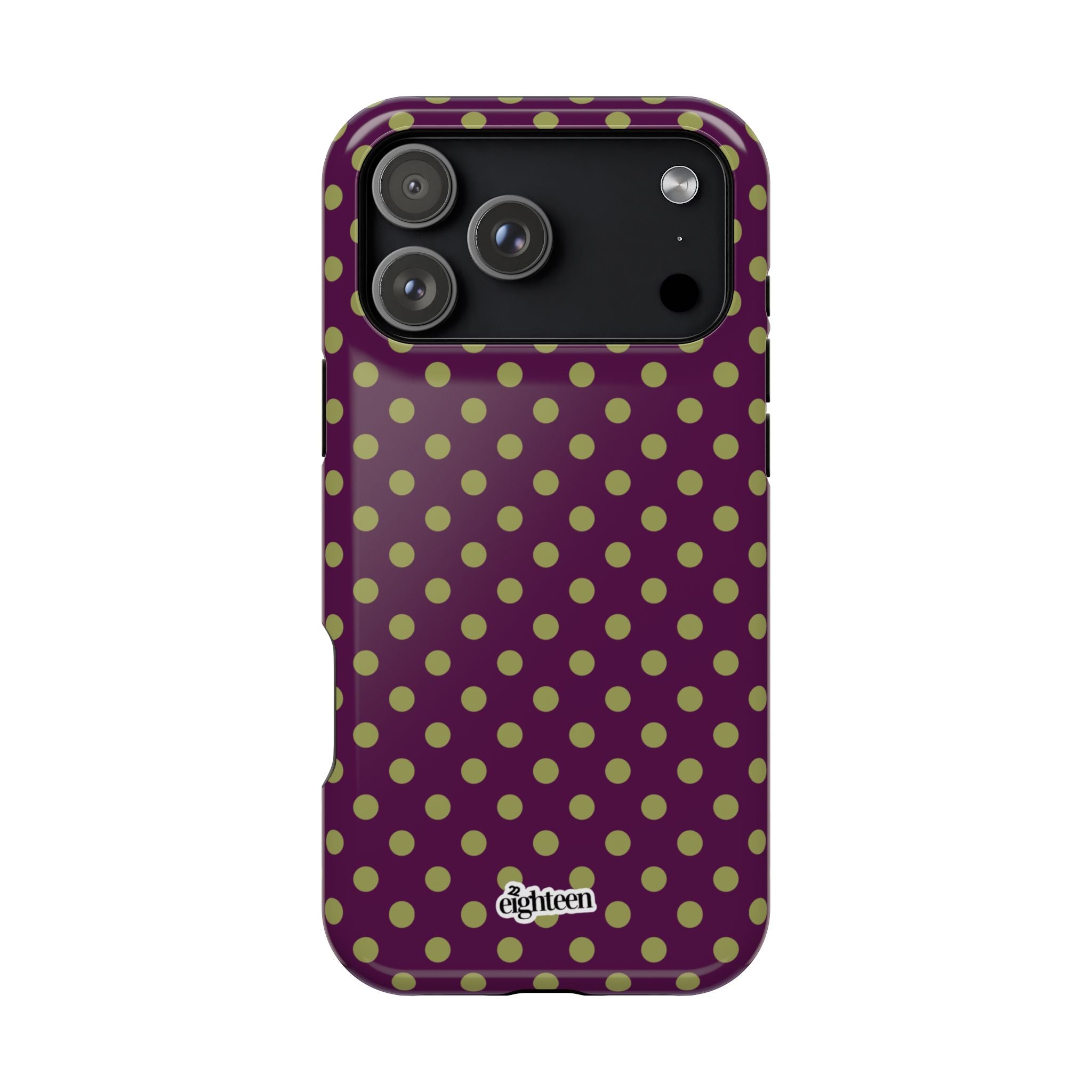 Deep Burgundy & Acacia Dot Theory MagSafe Phone Case