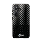 Black Dotty Tough Phone Case