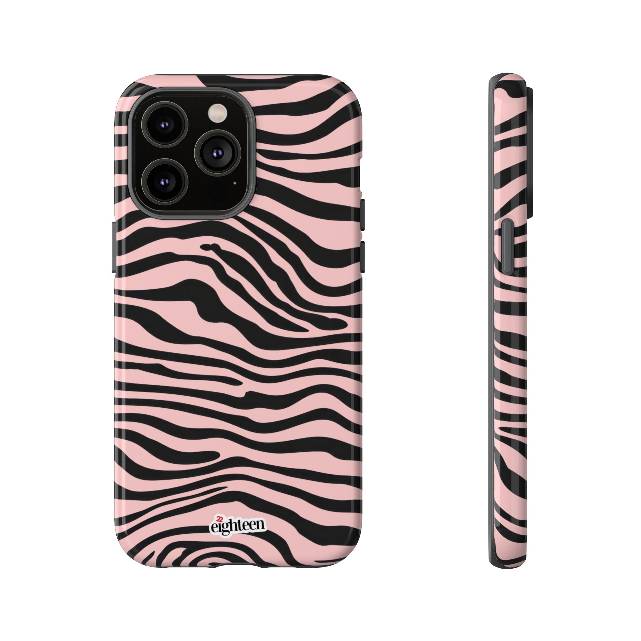 Pink Saharan Stripe Tough Phone Case