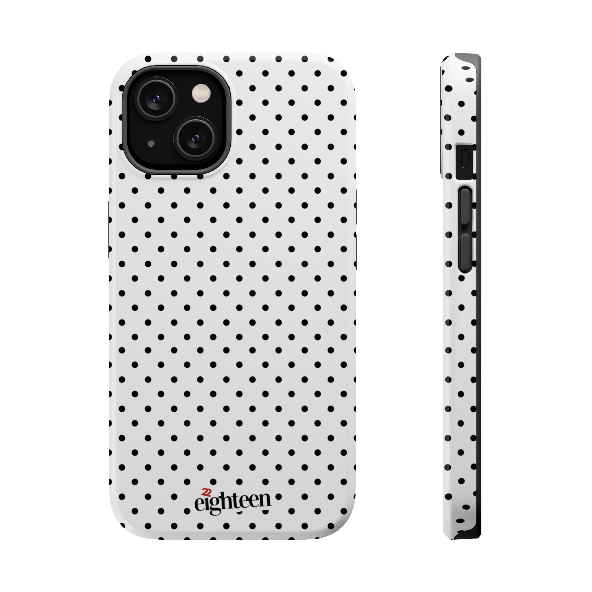 White Dotty MagSafe Phone Case