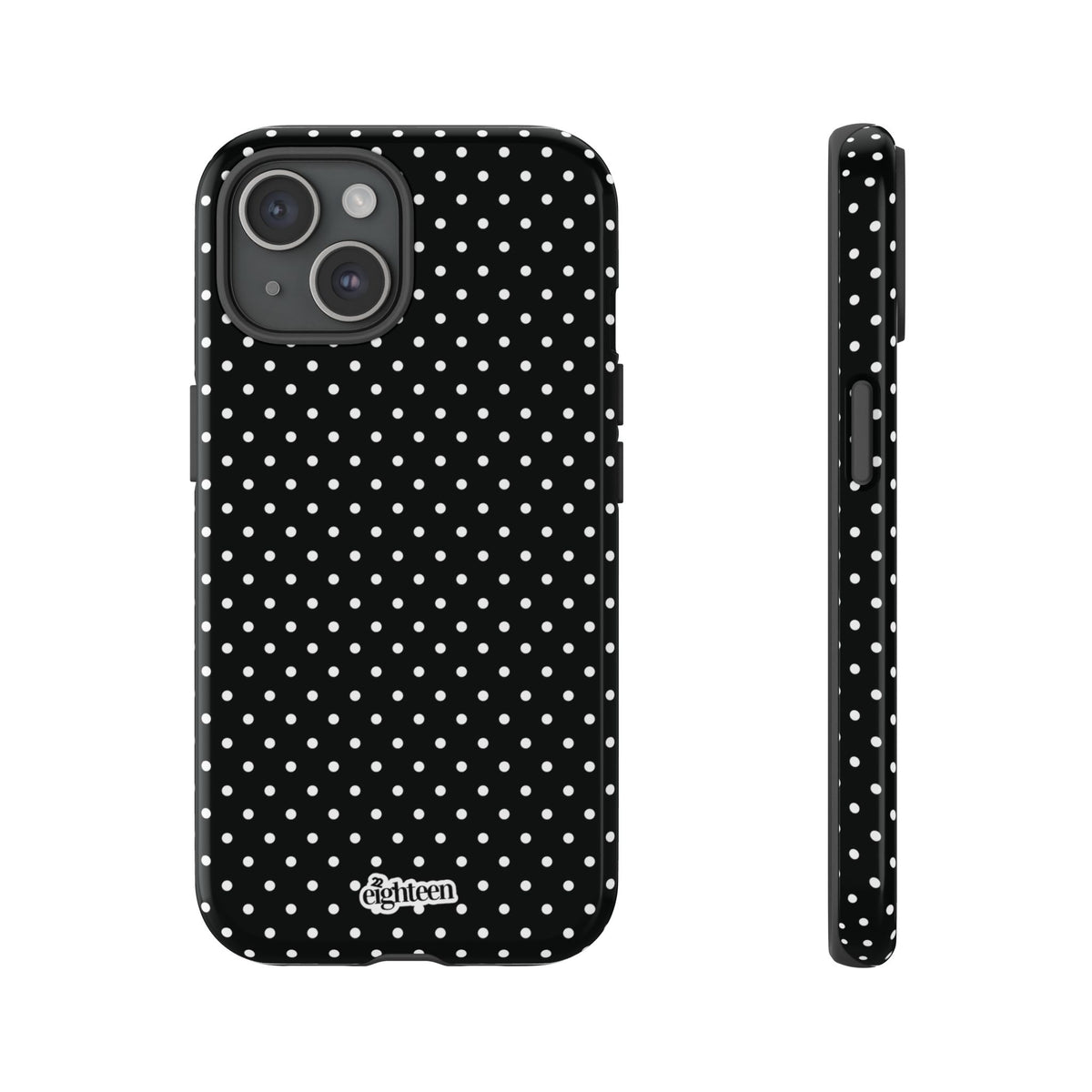 Black Dotty Phone Case