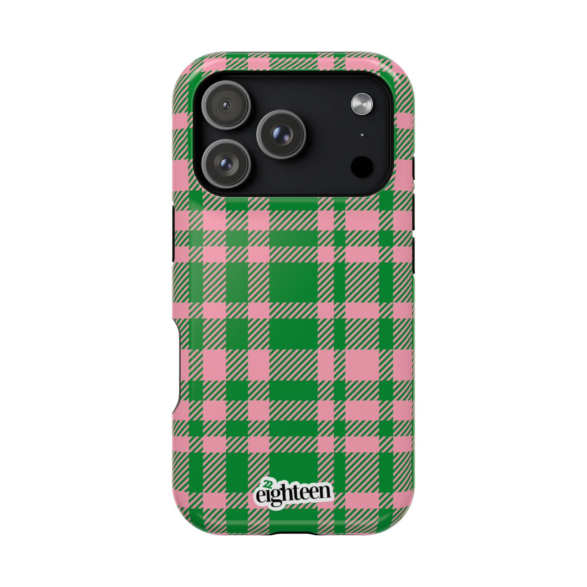 Pink Salmon & Apple Green Interlude MagSafe Tough Case