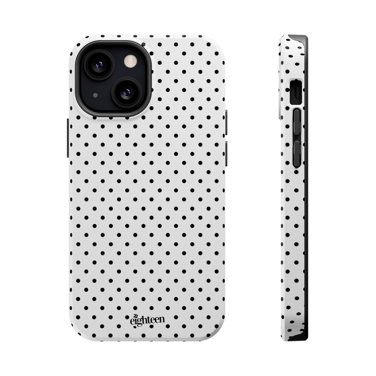 White Dotty MagSafe Phone Case