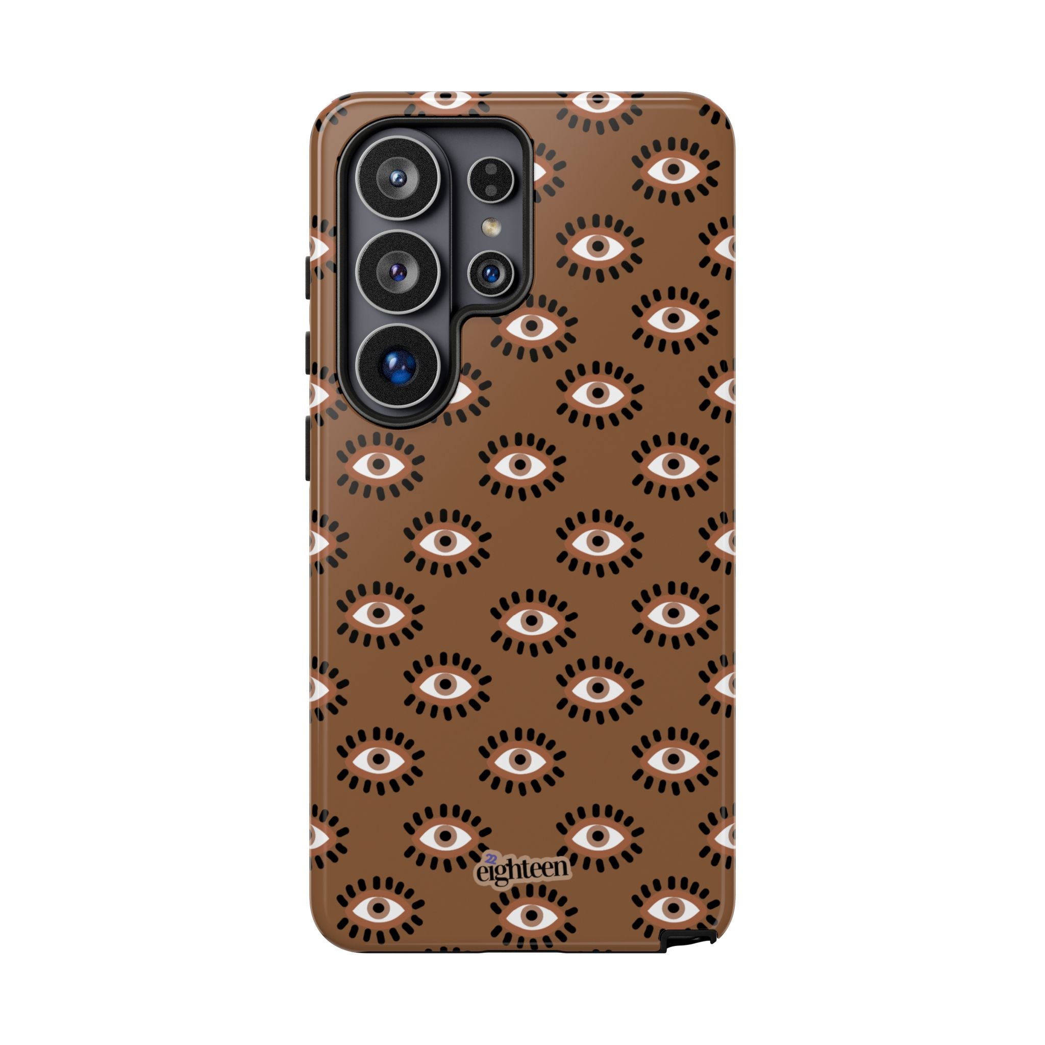 Brown Gaze Tough Phone Case