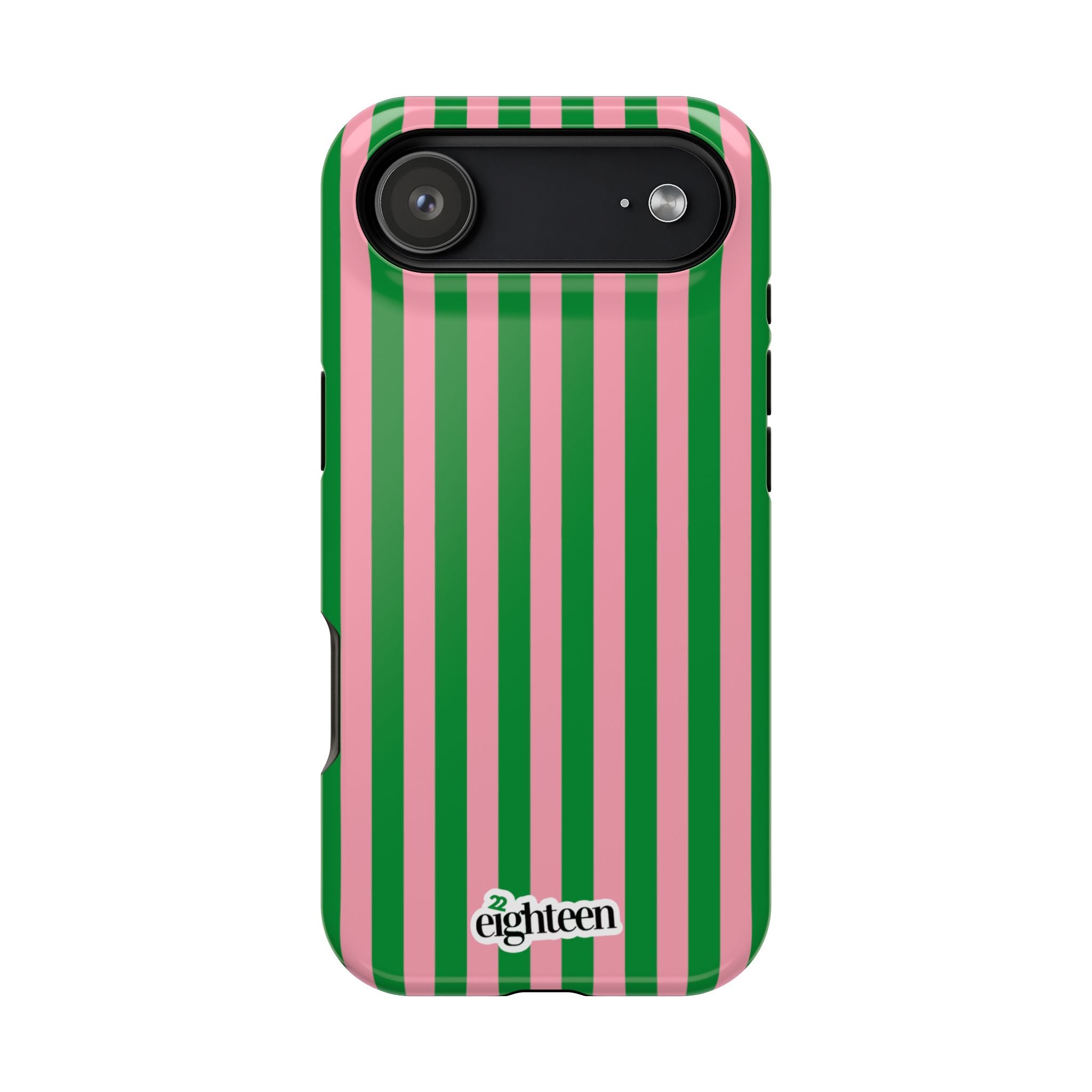 Pink Salmon & Apple Green Baseline MagSafe Tough Case