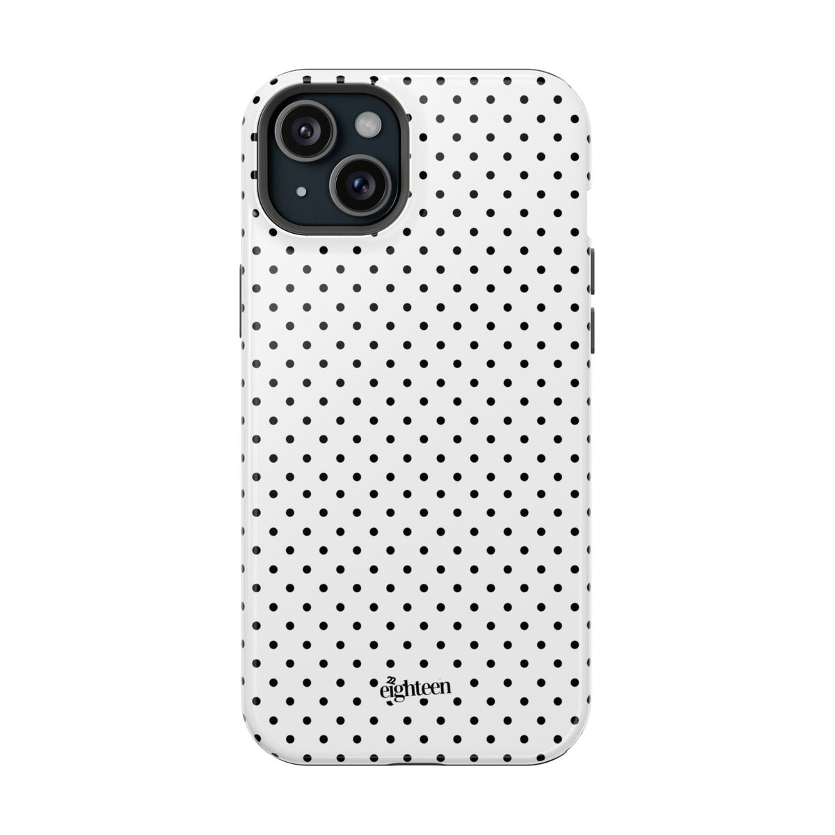 White Dotty MagSafe Phone Case