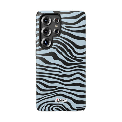 Blue Saharan Stripe Tough Phone Case