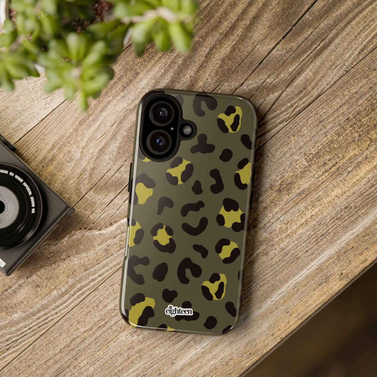 Wild Cat: Olive Twist Phone Case