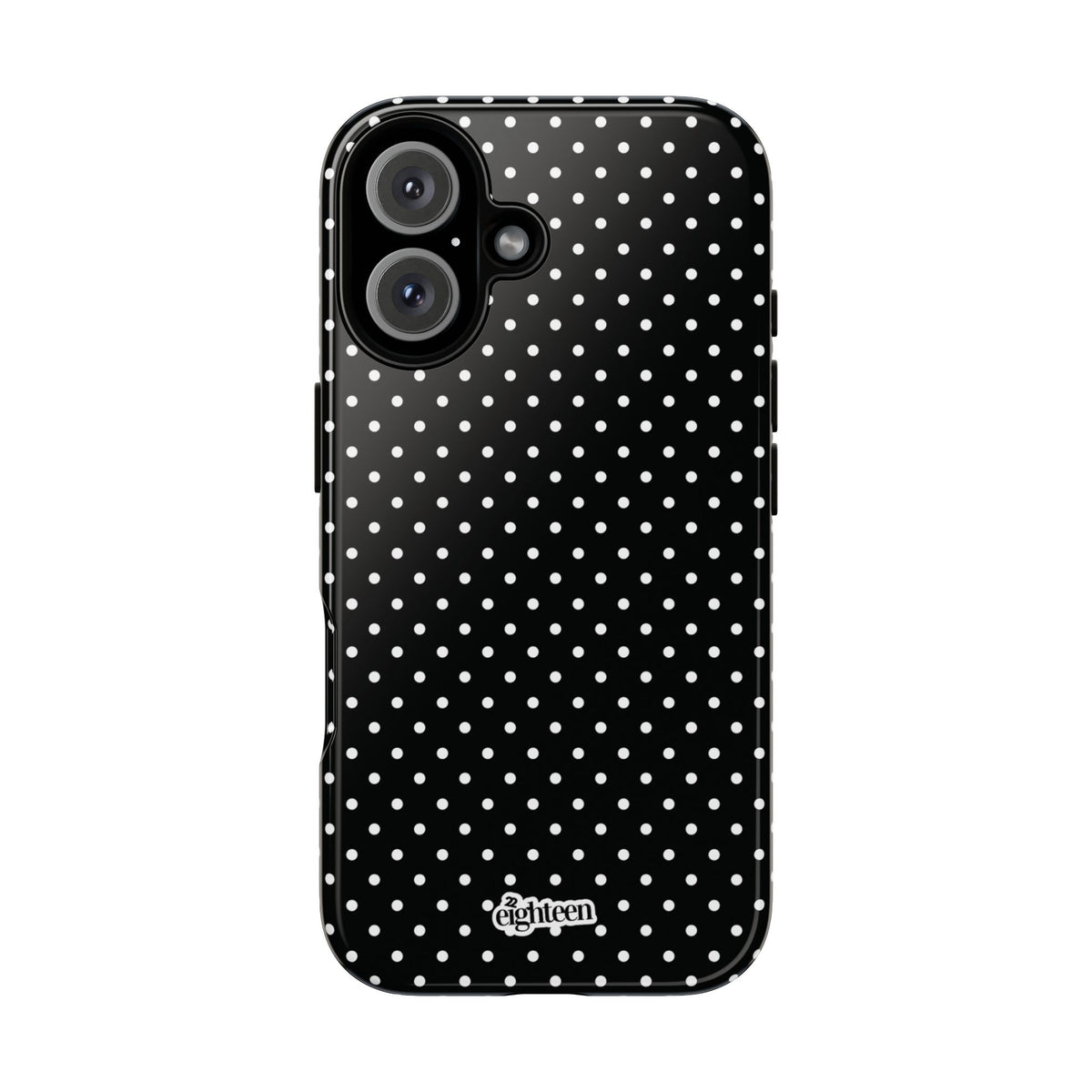 Black Dotty Phone Case