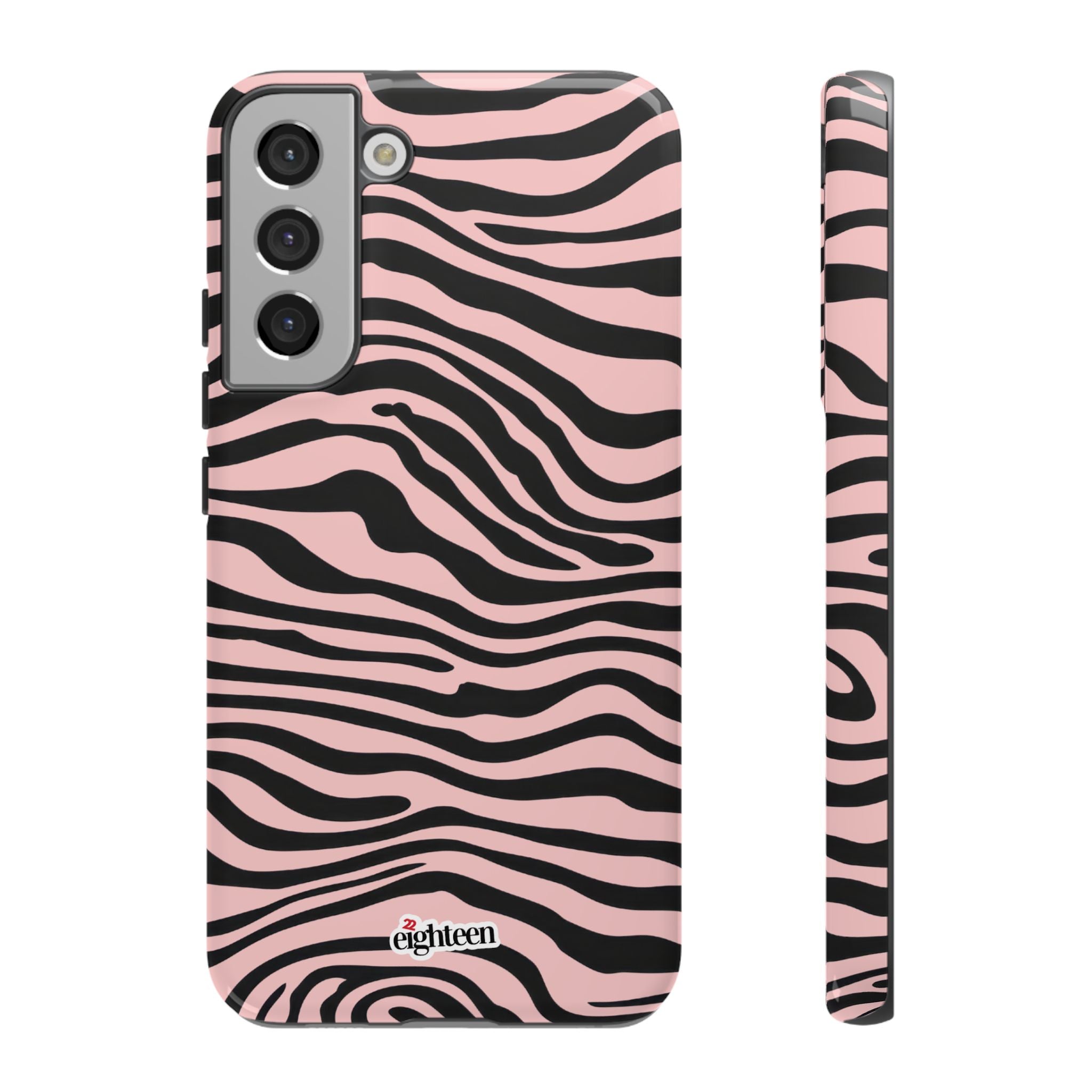 Pink Saharan Stripe Tough Phone Case
