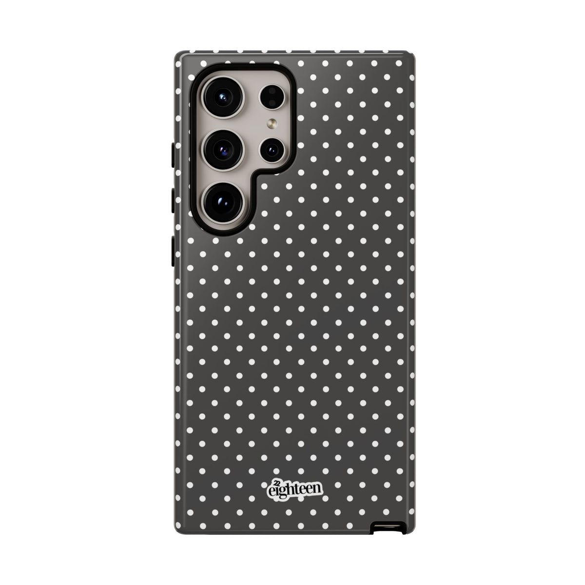 Charcoal Dotty Phone Case
