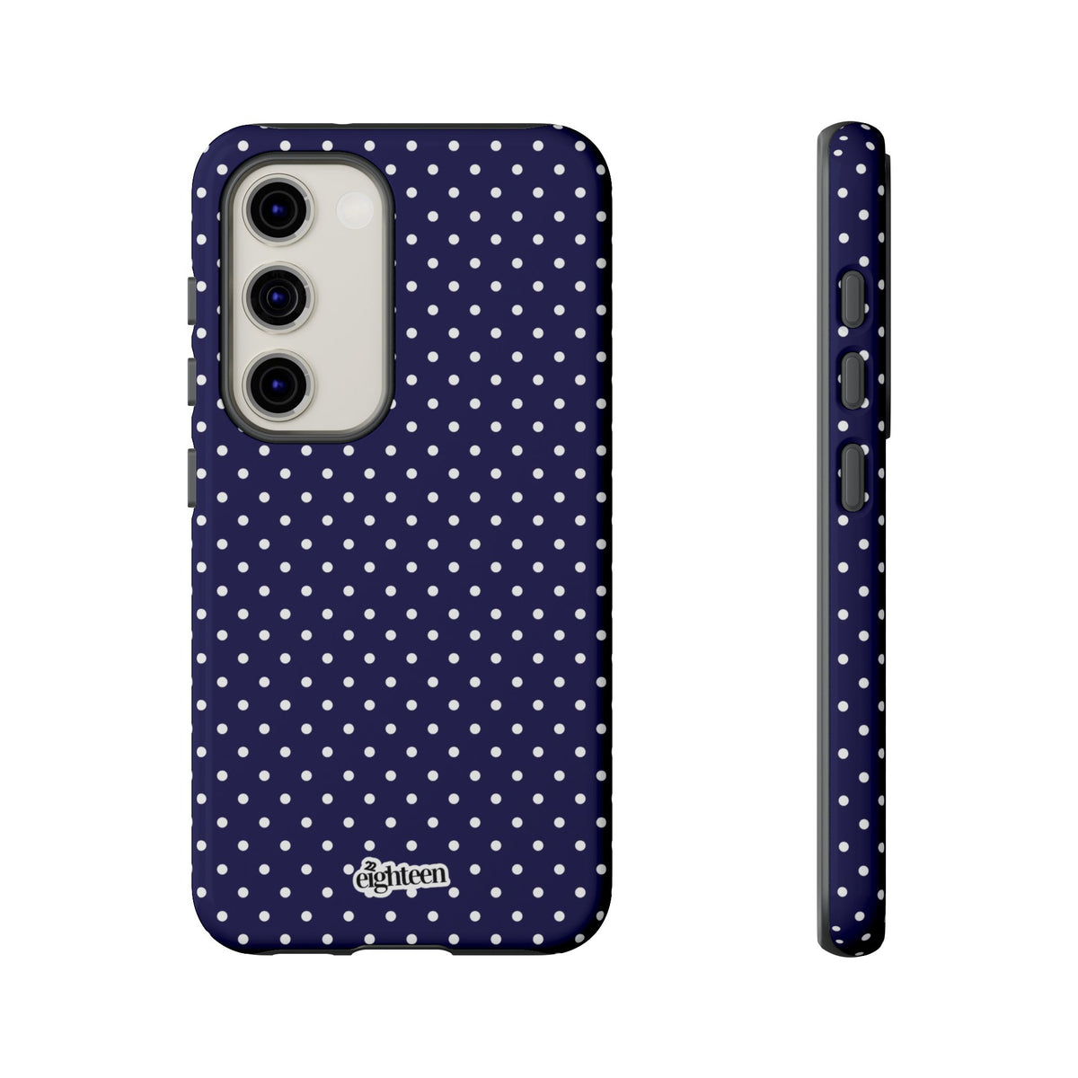 Deep Blue Dotty Phone Case
