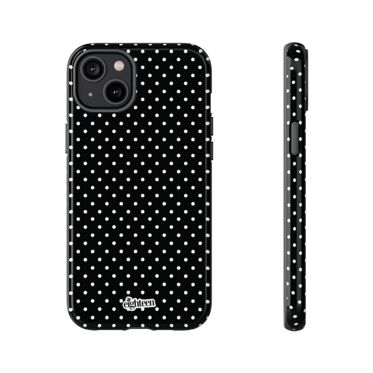 Black Dotty Phone Case