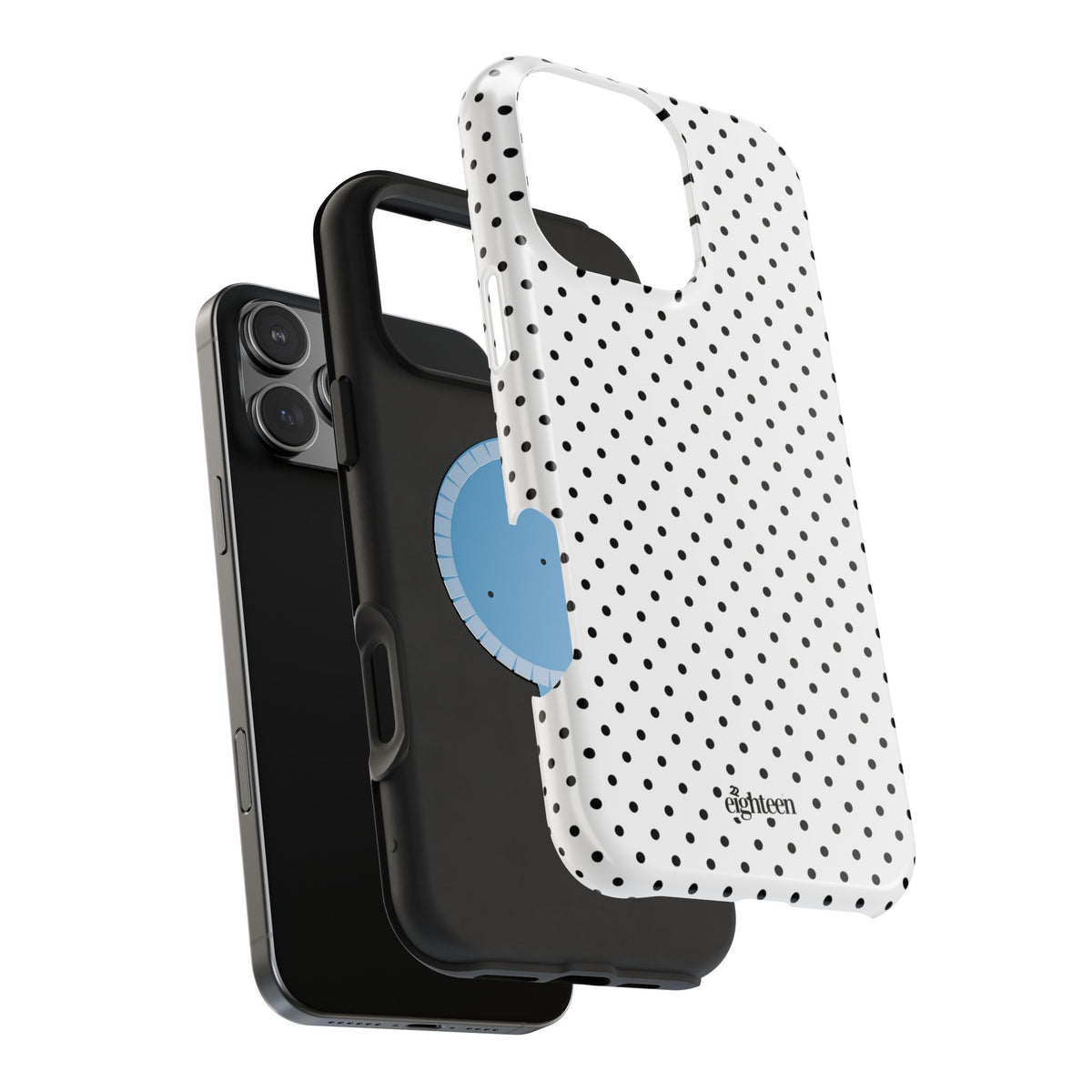 White Dotty MagSafe Phone Case