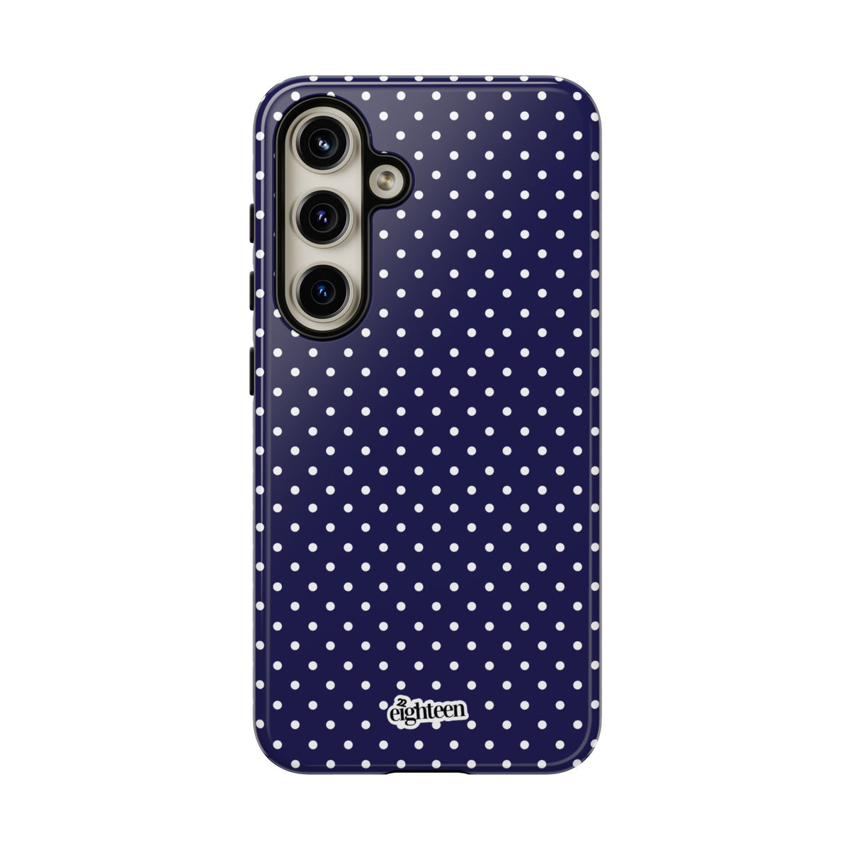 Deep Blue Dotty Phone Case