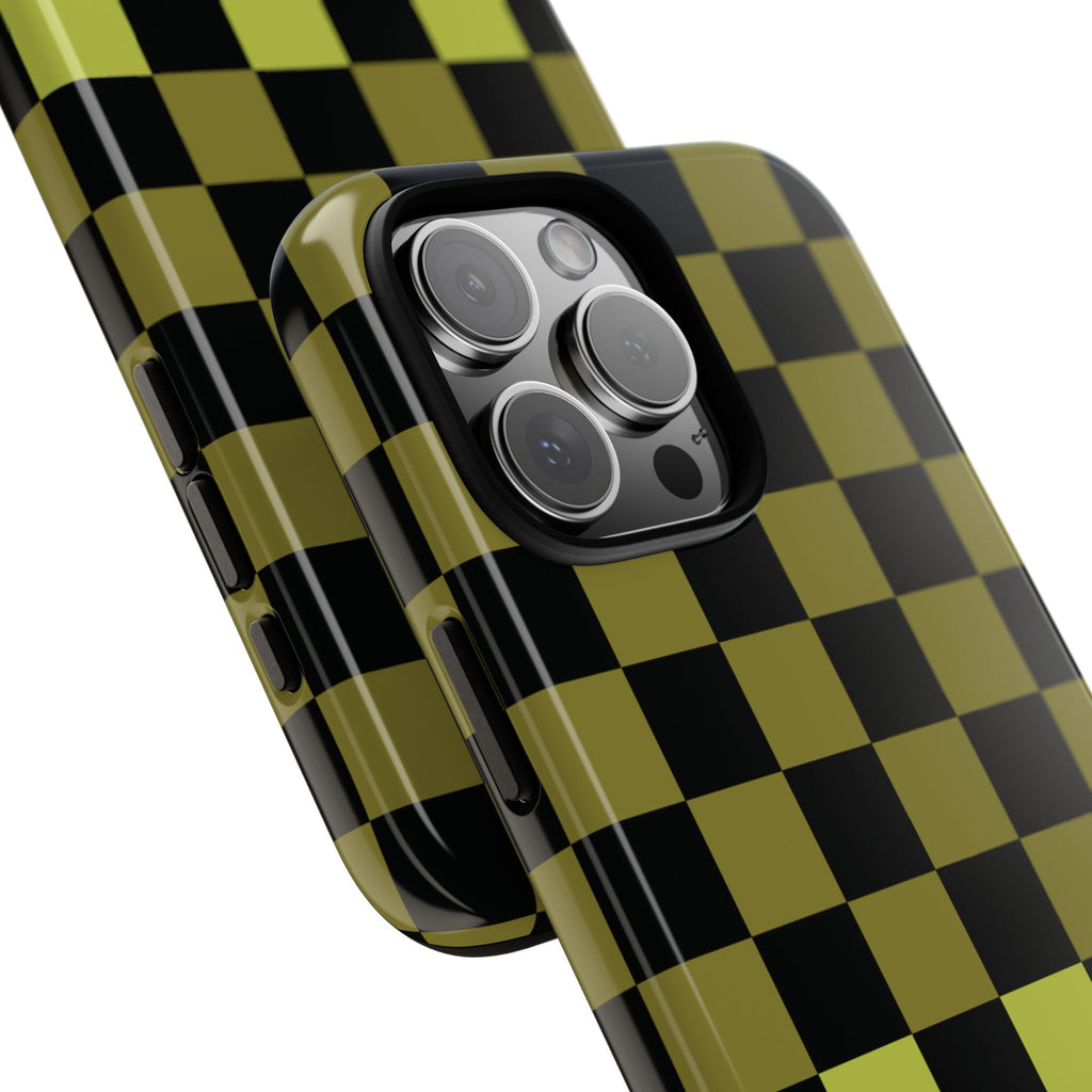 Split the Check Tough Phone Case