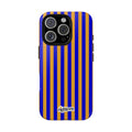 Royal Blue & Gold Baseline Tough Phone Case
