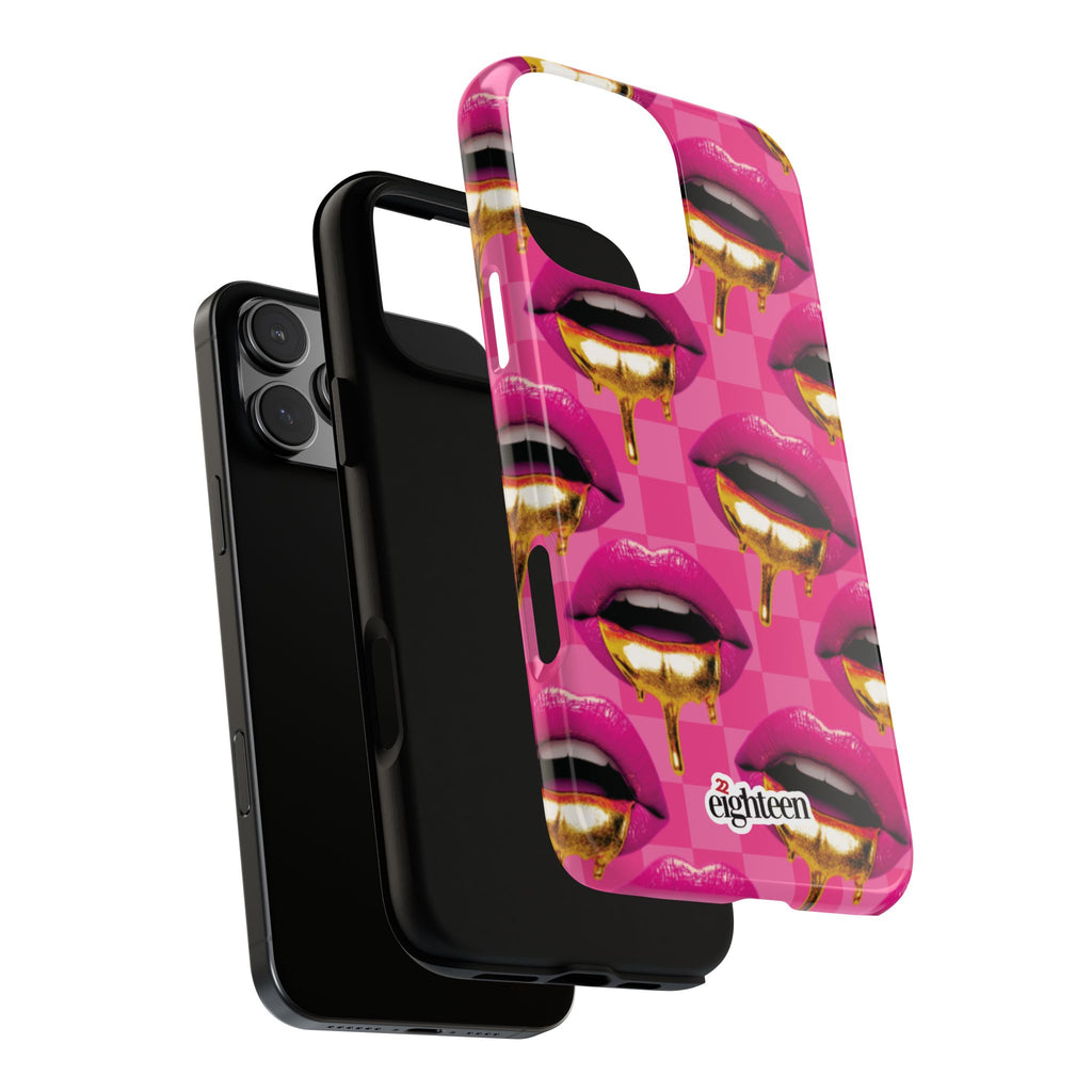 Pink Ms Pouty Tough Phone Case