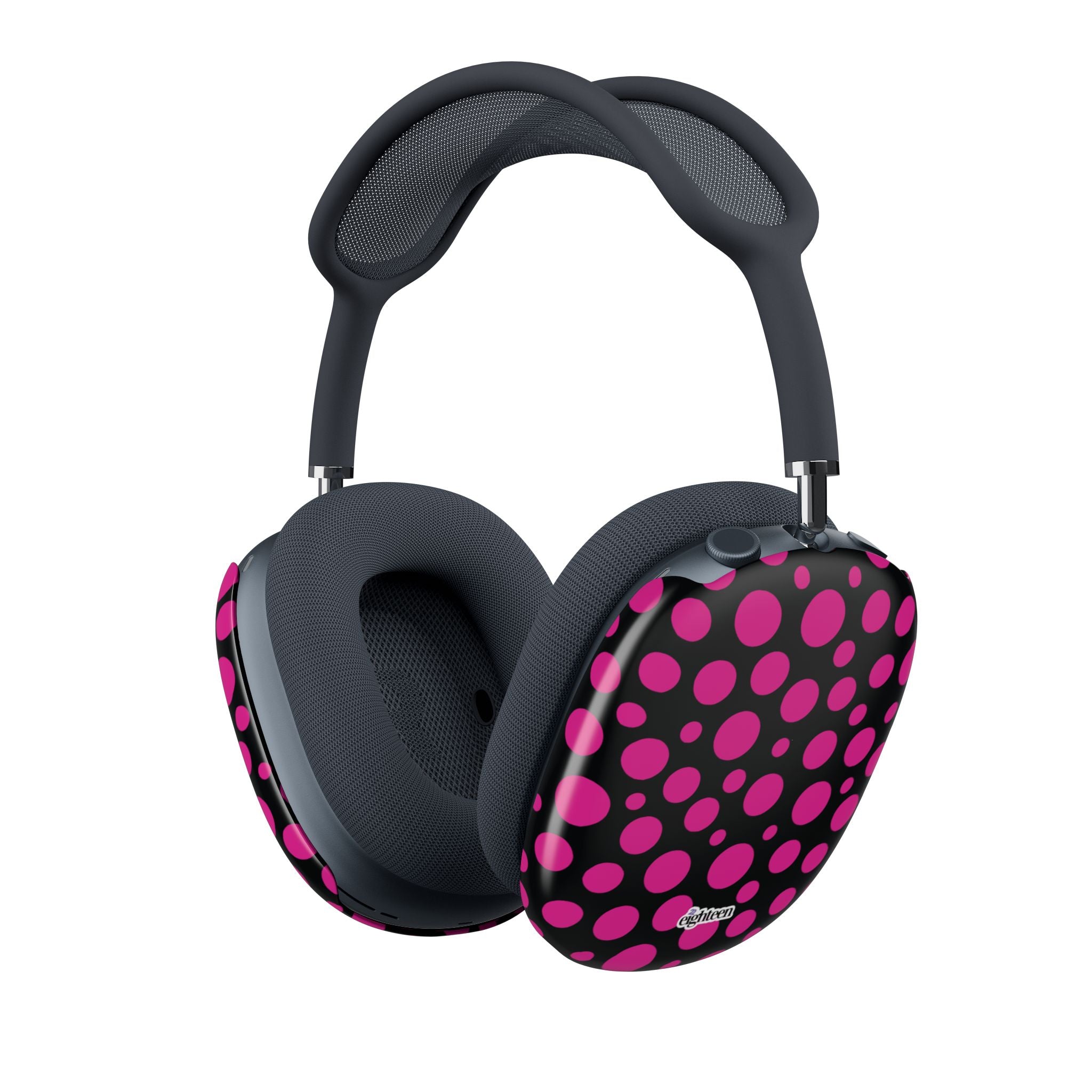 Black + Pink Poppy AirPods Max Case