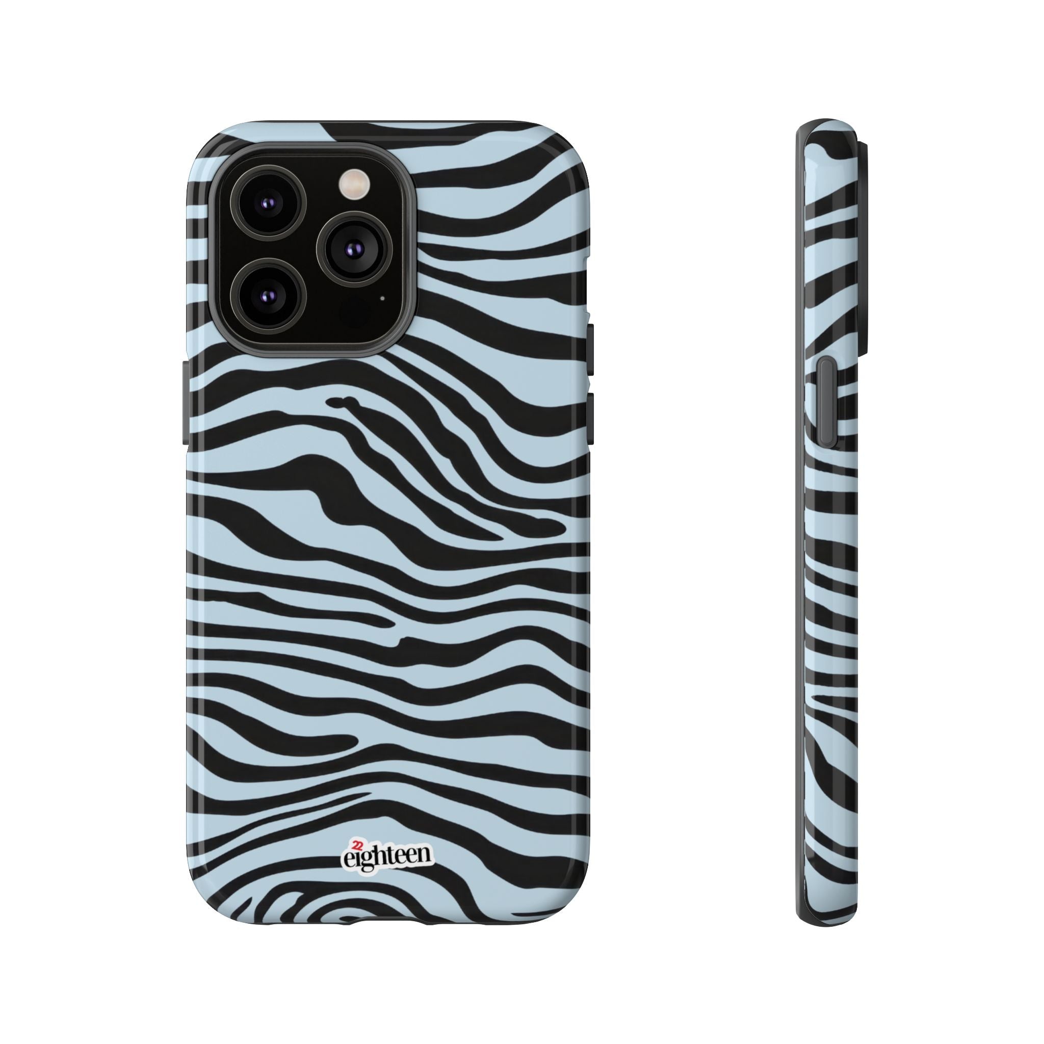 Blue Saharan Stripe Tough Phone Case
